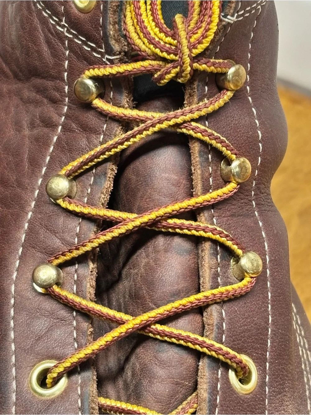 Thorogood American Heritage 6” Moc Toe Work Boots Brown 12 EE Made USA